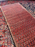 19th Century Full Pile Persian Veramin Runner / 4’3 x 10’1 Rug #3105-A