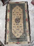 Small Antique Chinese Rug / 3’2 x 5’8 Chinese Rug #3726