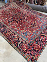 8x11 Persian Heriz Rug #3773