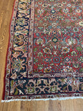 Large Square Vintage Persian Rug / 9’3 x 10’4 Antique Mahal Rug #3614