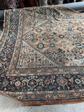 Antique Worn Persian Rug / Mahal 8’5 x 12’5 Rug #4292ML