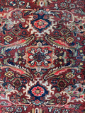 Antique Persian Meshkabad Mahal / 7’1 x 10’4 Rug #4045