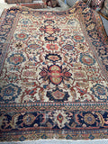 9x12 Worn Persian Rug / Mahal Rug #4191