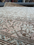 Muted Antique Persian Rug / 8’5 x 11’4 Tabriz Rug #4418