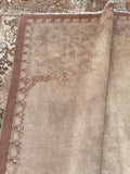 Large Neutral Vintage Rug / 8' x 9'10 Antique Chinese Rug #1263