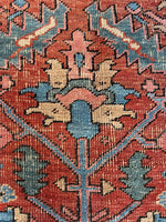Antique Persian Heriz Rug / 8’9 x 11’4 Heriz Rug #3917
