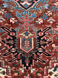 Large Persian Heriz Rug / 8’2 x 11’6 Antique Heriz #4414