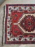 11 Foot Antique Persian Camel Hair Runner / 3’2 x 11’ Rug #3950