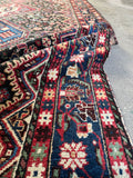 Vintage Tribal Persian Rug / 5’6 x 9’7 Shiraz Rug #4405ML