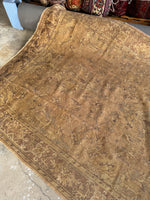 7x10 Neutral Vintage Turkish Rug  #4287
