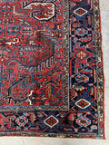 Large Vintage Persian Heriz Rug / 6'5 x 9'5 Rug #4304
