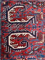 Large Vintage Persian Heriz Rug / 6'5 x 9'5 Rug #4304