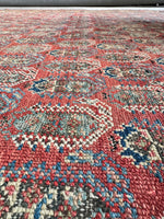 Large Vintage Persian Rug / 7’ x 12’7 Antique Malayer Rug #4007