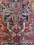 9x12 Antique Persian Heriz Rug #1728
