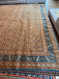 10x14 Antique Persian Tabriz Rug #4454