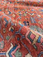 Antique Persian Heriz Rug / 8’9 x 11’4 Heriz Rug #3917