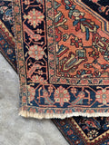 Antique Persian Ferahan Sarouk / 4’2 x 6’9 Rug #4337