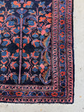 Corner shot of Persian Vintage runner full pile