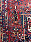 10x14 Tribal Antique Persian Heriz Rug #3668
