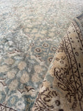 7x10 Muted Vintage Persian Rug #4046