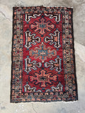 Small Tribal Antique Persian Rug / 2’8 x 4’ Rug #4391