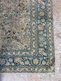 8x11 Muted Antique Floral Persian Rug #3355