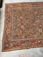 7x16 Antique Worn Persian Rug #3903