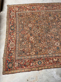 7x16 Antique Worn Persian Rug #3903