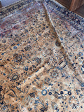 10x13 Antique Persian Kerman with Abrash / 9'9 x 12'9 Rug #4446-B