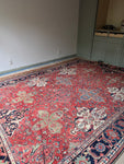 Large Antique Persian Rug / 8’8 x 12’ Mahal Rug #3007