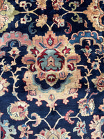 12x18 Vintage Royal Blue Oversize Persian Tabriz Rug #1050