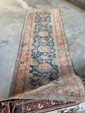 Skinny n Narrow Antique Persian Runner / 2’8 x 8’ Rug #4406ML
