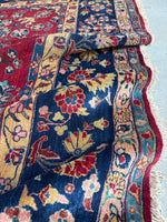 10x13 Antique Persian Kerman Rug #4041