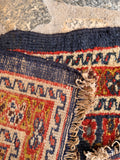 Antique Persian Mini Sultanabad Mahal Late 19th Century / 1’9 x 3’ Rug #217