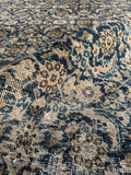 Large Worn Vintage Persian Rug / 7x10 Antique Tabriz Rug #4193
