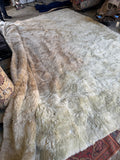 Cleaning, Repairs and Thick Rug Pad for Large Shaggy Sheepskin Rug