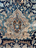 9x12 Antique Persian Floral Rug #4281