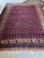 5x7 Vintage Persian Tribal Rug #854ML