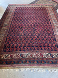 5x7 Vintage Persian Tribal Rug #854ML