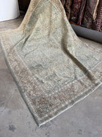 7x10 Muted Vintage Persian Rug #4046