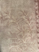 Large Neutral Vintage Rug / 8' x 9'10 Antique Chinese Rug #1263