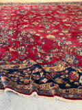 10x13 Antique Persian Kerman Rug #4041