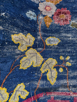 11x14 Antique Blue Chinese Nichols Rug / 11x14 Vintage Rug #3845