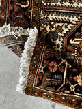 9x12 Vintage Full Pile Tribal Heriz rug / 9x12 Vintage Rug #2118
