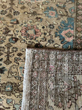 Large Antique Persian Tabriz Rug / 7’5 x 10’4 Rug #4416