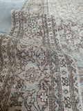 Muted Antique Persian Rug / 8’5 x 11’4 Tabriz Rug #4418