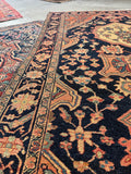 Antique Persian Ferahan Sarouk / 4’2 x 6’9 Rug #4337