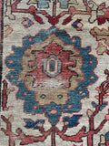 9x12 Worn Persian Rug / Mahal Rug #4191