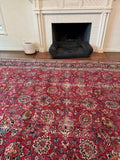 10x13 Fuschia Pink Persian Rug #3322