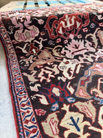 Antique Tribal Rug / 3’8 x 5’4 Caucasian Rug #4024